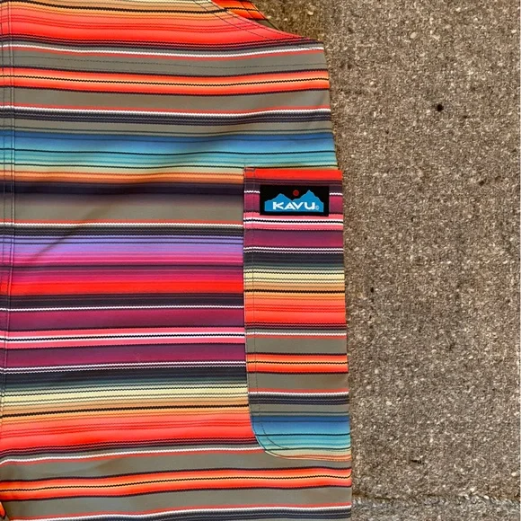 Kavu San Blas Sunrise Stripe Overalls - Picture 5 of 7